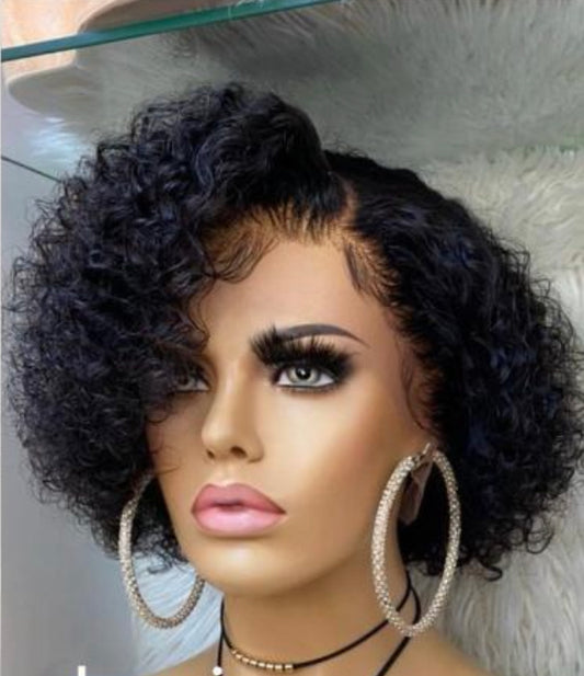 Summer Perfect 13x4 Lace Short Curl Wig 8”