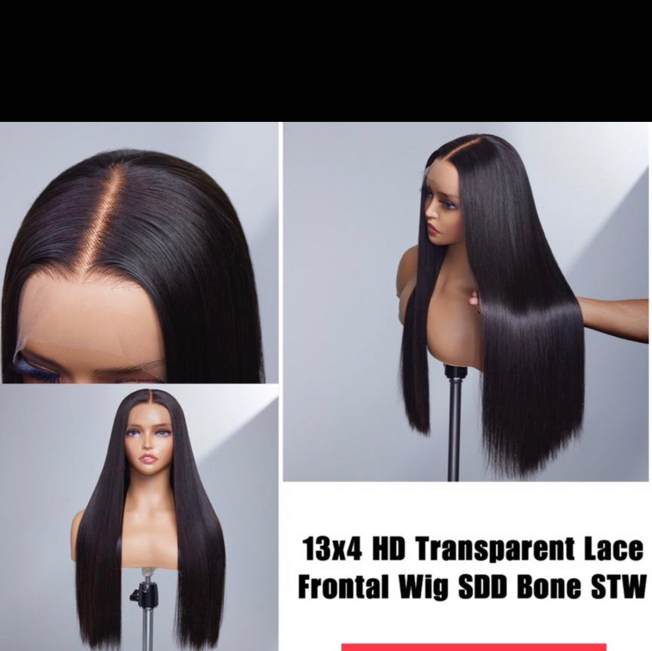 13x4 HD Lace Frontal Bone Straight Wig 22”