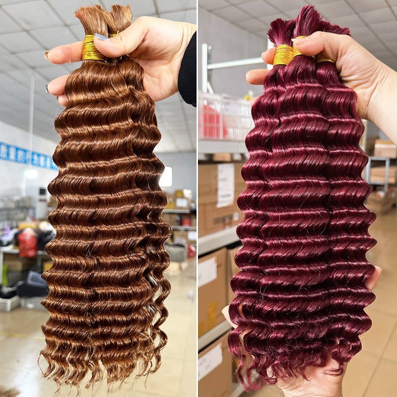 Raw human hair bulk