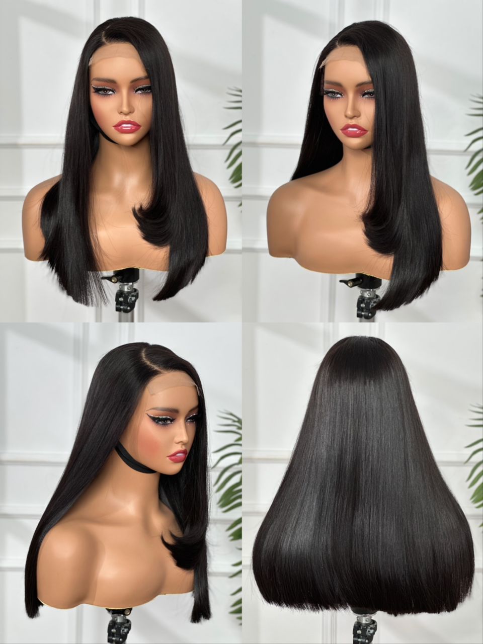 4*4 closure restyle cut wig 18”