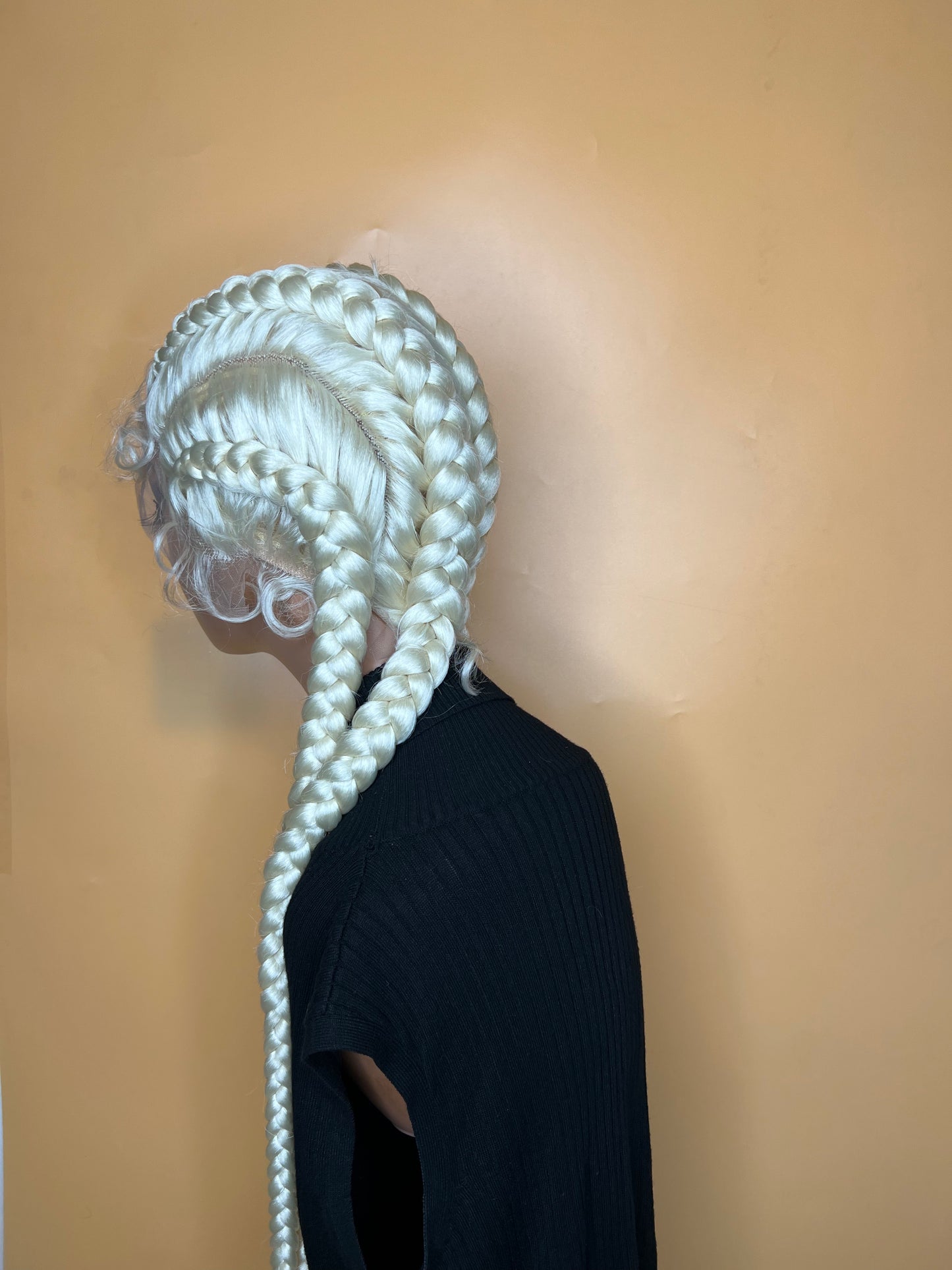 Blonde Braided Wig 30”