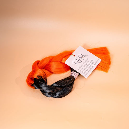 Braid extensions- Black & Orange