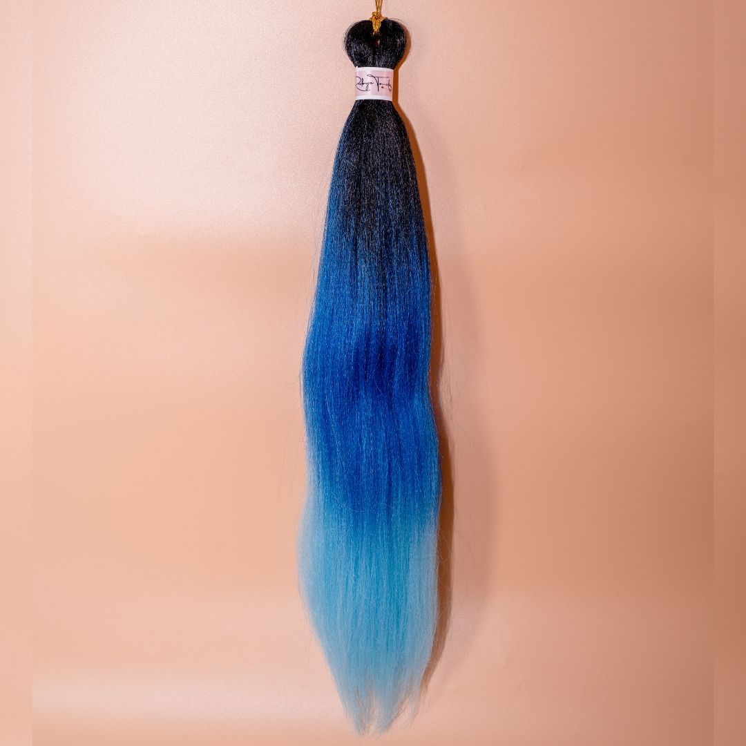 Braid extensions- SS Black & 2 Shades of Blue